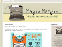 Tablet Screenshot of magicmargin.net
